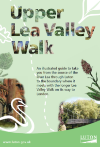 Screenshot of the Upper Lea Valley Walk leaflet.