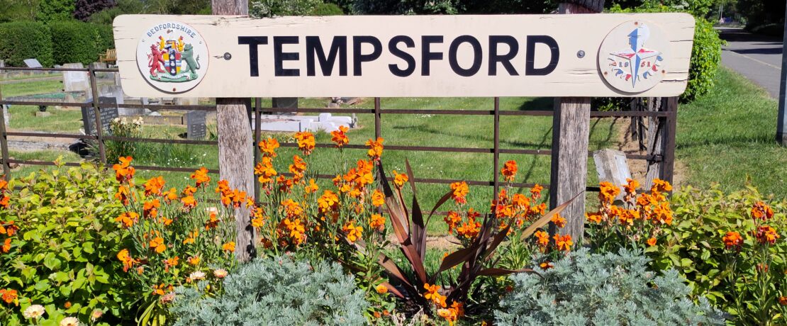Tempsford village sign