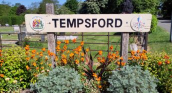 Tempsford village sign