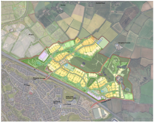 Illustrative plan showing land use for Keepers Place