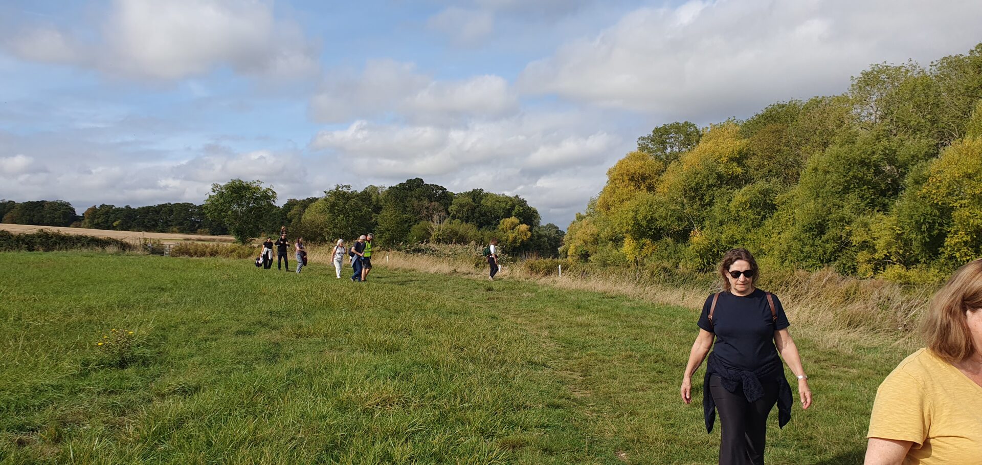 Walkers near River Great Ouse
